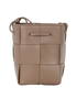 Mini Cassette Bucket Bag, £495, Handbags, Brown, Leather, Front view